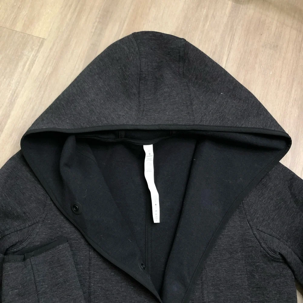 Lululemon Urban Horizons Jacket Heathered Core Black / Black - Picture 5 of 7